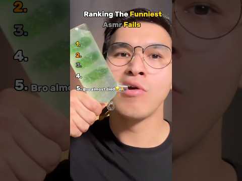 Ranking The Funniest Asmr Fails😂😭#shorts #funny #asmr #fails