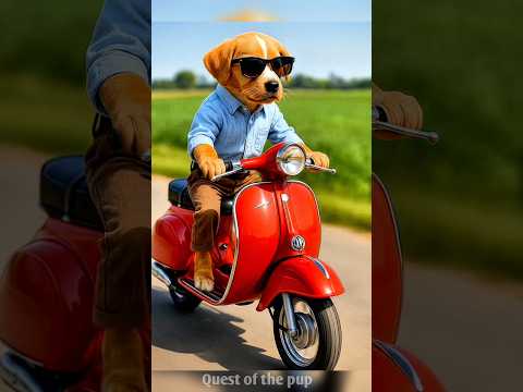 Poor Puppy Builds His Own Scooter 🚲✨ | Heart-Touching Story #BiswajitSarkar-i8l