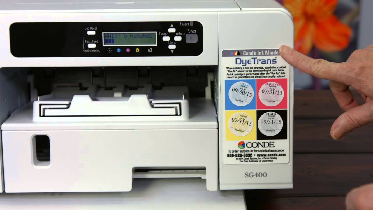 Click to watch the Sawgrass Virtuoso SG400 Dye Sublimation Printer Evaluation Video - #2 of 4 - video