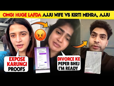 OMG!😡Ajju Wife Reply To Ajju And Kirti Mehra | Kirti Mehra Reply To Partibha Soni