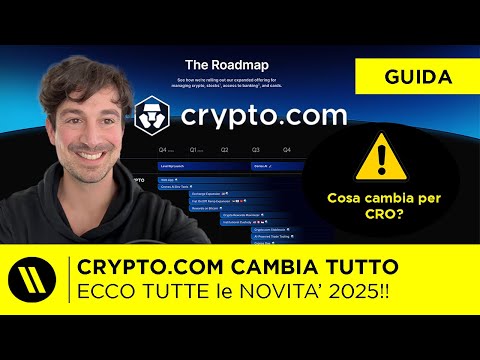 CRYPTO.COM CAMBIA TUTTO: ECCO le NOVITA’ 2025 IN ARRIVO (CARTA, APP) e COSA SUCCEDE a CRO