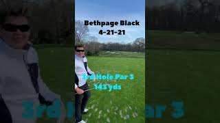Bethpage Black 3rd Hole Par 3