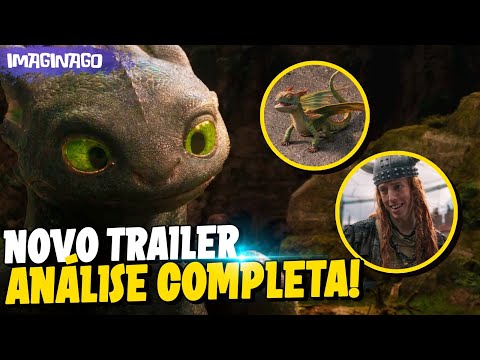 COMO TREINAR SEU DRAGÃO NOVO TRAILER - Análise COMPLETA - imaginago - #imaginews