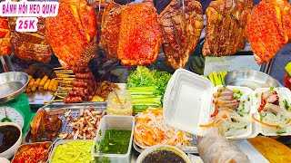 Bánh Hỏi Heo Quay Bà Năm 25K | Cách quay da giòn như bánh tráng