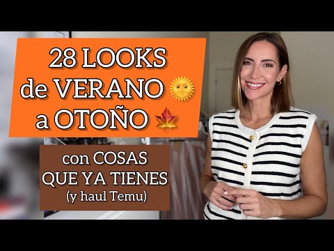 10 PRENDAS INFALIBLES de VERANO 🌞 a OTOÑO 🍁 | Looks de transición CON COSAS QUE YA TIENES +haul Temu