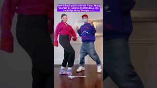 Selena having a great time with her friend 💜😍💕#selenagomez #friendship #havingfun #dance