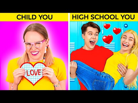 FUNNY SCHOOL HACKS || Different Types Of People Relatable Moments! By 123GO!GOLD