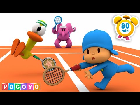 🎾 WIMBLEDON Time - Let's Play TENNIS with Pocoyo | Pocoyo English - Complete Episodes | Sports