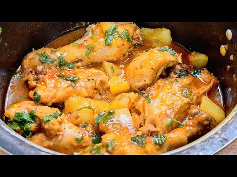 🔥FRANGO AO MOLHO COM BATATAS FÁCIL ECONÔMICO E CHEIO DE SABOR