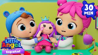 Curamos a la muñeca 🏥🥼💉 Canciones Infantiles 🎵 Little Angel Español