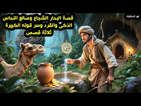 قصة البحار الشجاع وصانع النحاس الذكي والقرد وسر قوته الكبيرة ثلاثة قصص خيالية مشوقة مسموعة قبل النوم