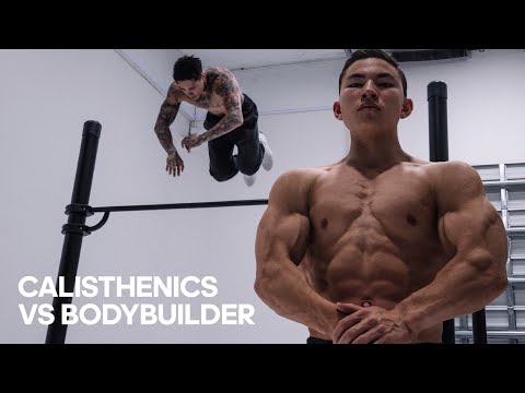 Calisthenics VS Bodybuilder Ft Tristyn Lee | EXPLOSIVE MUSCLE UP