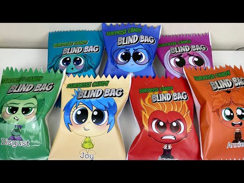 🍀Paper DIY🍀 INSIDE OUT 2 Surprise Candies Blind Bags Unboxing| How to make Inside out blind bag