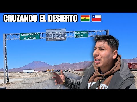 Cruzando la FRONTERA de BOLIVIA a CHILE por el DESIERTO | 🇧🇴🇨🇱