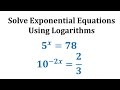 Logarithmic Concepts and Properties