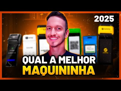 Qual a MELHOR MAQUININHA de Cartão em 2025 - ANÁLISE COMPLETA e MENORES TAXAS