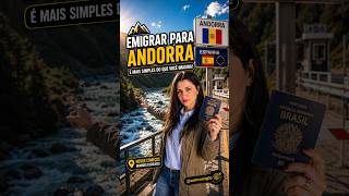 🇦🇩 PRECISA DE PASSAPORTE EUROPEU PARA TRABALHAR EM ANDORRA? #shorts #youtube