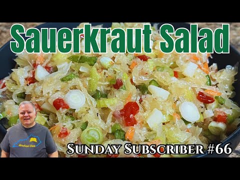 Sauerkraut Salad - Sunday Subscriber Series #66 - A Sweet and Tangy Side Dish!