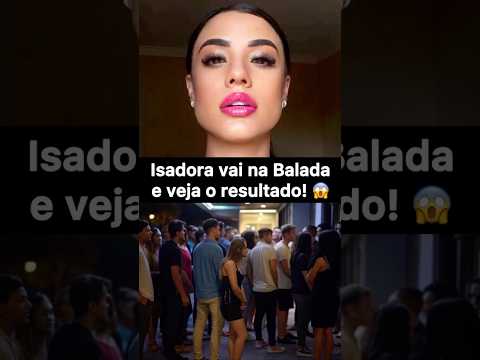 Isadora Pompeo foi na balada e algo Sobrenatural aconteceu