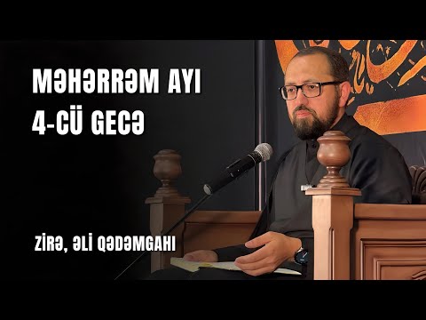 Məhərrəm ayı söhbətləri - 4cü gecə | Hacı Cavid Pənahlı | 2025