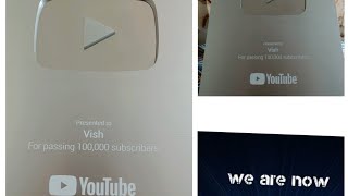 Unboxing Silver Play Button ▶️✅