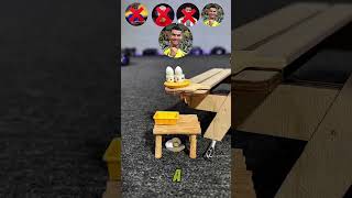 who wins this challenge? #rccars #rcdrift #footballchallenge #ronaldovsmessi #ronaldowins #shorts