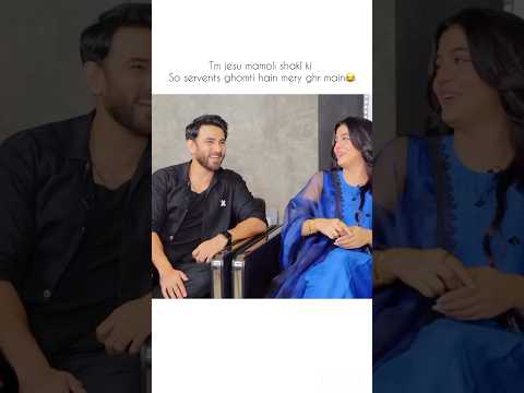 Dialogue 😂 #laibakhan #interview #aliansari