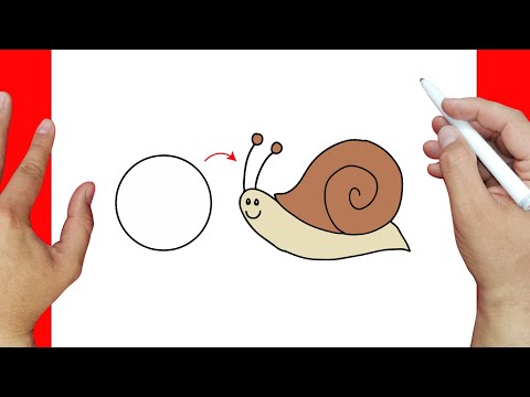 Truco para Dibujar un Caracol | Dibujos fáciles