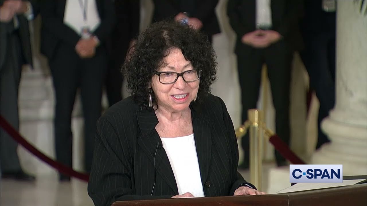 Justice Sonia Sotomayor Tribute to Justice Sandra Day O’Connor