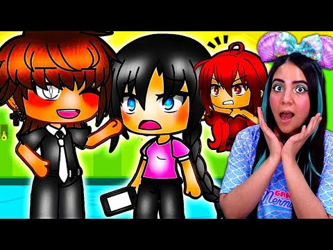 ROOMMATES with the BAD BOY?! 😱💔 Gacha Life Mini Movie Love Story Reaction
