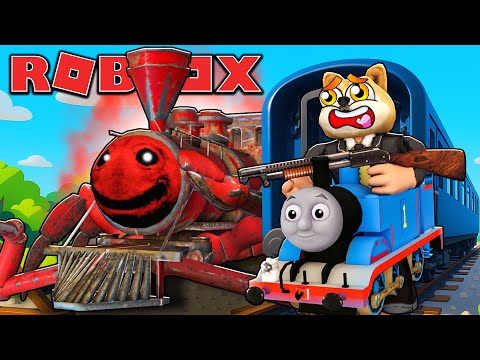 Surviving Edward the Man-Eating Train In Roblox!