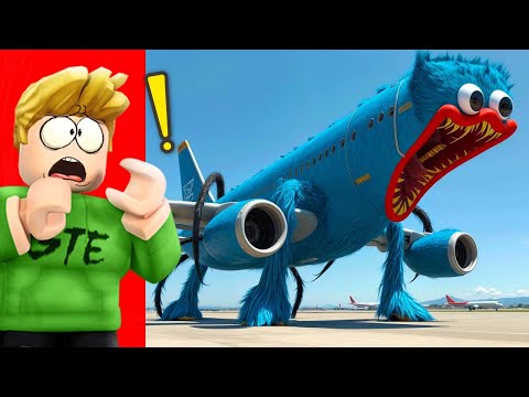 Huggy Wuggy Transform To EVIL AIRPLANE @MrDuddyy