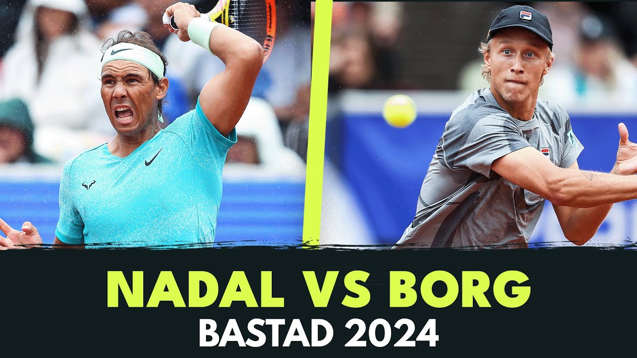 Rafael Nadal Vs Leo Borg Highlights | Bastad 2024