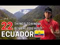 Travel Tips for Ecuador