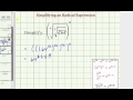 Rational Exponents and Radical Expressions