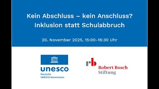 Kein Abschluss – kein Anschluss Inklusion statt Schulabbruch