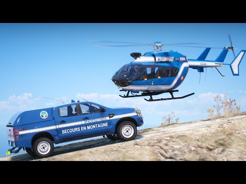 [GTA 5] INTERVENTIONS AVEC LE PELOTONS DE GENDARMERIE DE HAUTE MONTAGNE🚔 | LSPDFR #1335