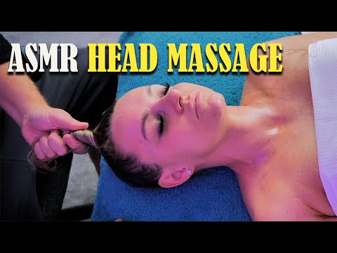 ASMR HEAD MASSAGE To Calm The Cranial Nerve & Heart [No Talking][No Music]