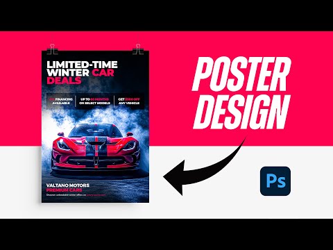 Poster Design in Photoshop for Beginners!!!