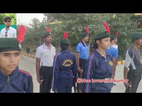गार्ड ऑफ हॉनर की प्रैक्टिस करते हुए एनसीसी CAMP में‎@NCCloveramitkumar 