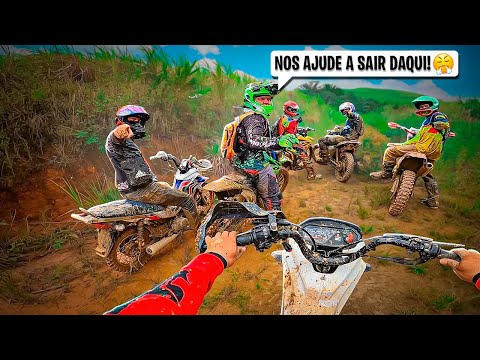 PRIMEIRA TRILHA DE LAMA COM MEUS AMIGOS