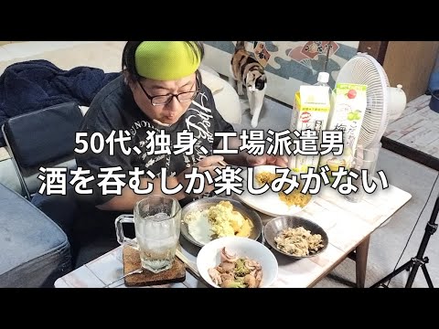 【酒と食が友達の哀れな男】山盛りチキン南蛮と大盛カレーライスで晩酌した