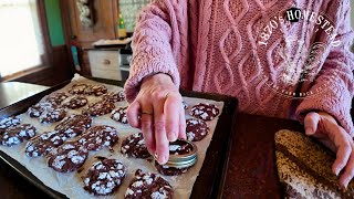 Perfectly Round Cookies Every Time | Double Chocolate Crinkle Cookie Recipe