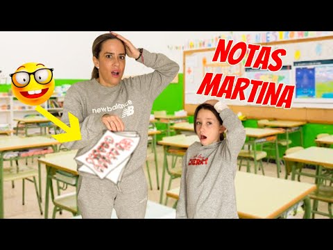 REACCIONANDO A LAS NOTAS DE 3º DE MARTINA