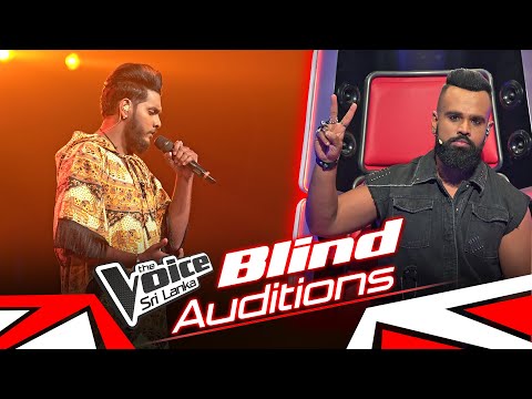 Tharindu Perera | Sinhayo(සිංහයෝ) | Blind Auditions | The Voice Sri Lanka