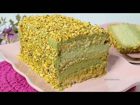 Bolo de Pistache Inspirado na Confeitaria Famosa – Receita Fácil e Saborosa