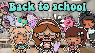 BACK TO SCHOOL - DIE NEUE 😱🏫 | GESCHICHTE MIT EMMA UND NELLY | TOCA BOCA STORY DEUTSCH
