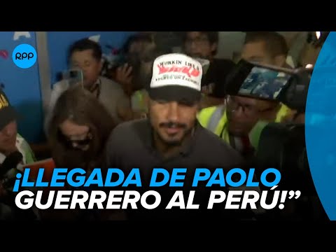 ?Así llegó Paolo Guerrero a Lima | ¿Se unirá a la UCV? | RPP Deportes