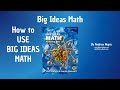 Navigating the Big Ideas Math Interface