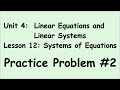 Understanding Systems of Equations